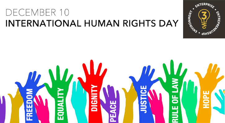 10 December is International Human Rights Day. We should remind ourselves that Human Rights are at the heart of the Sustainable Development Goals (SDGs), without human dignity it is not possible to drive sustainable development.